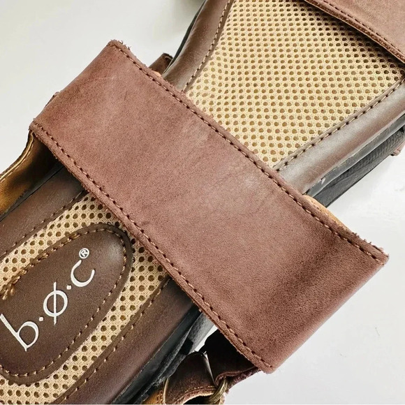 NWT Boc Concept Genuine Leather Berries Cushioned Comfort Strap Sandals - Picture 5 of 6